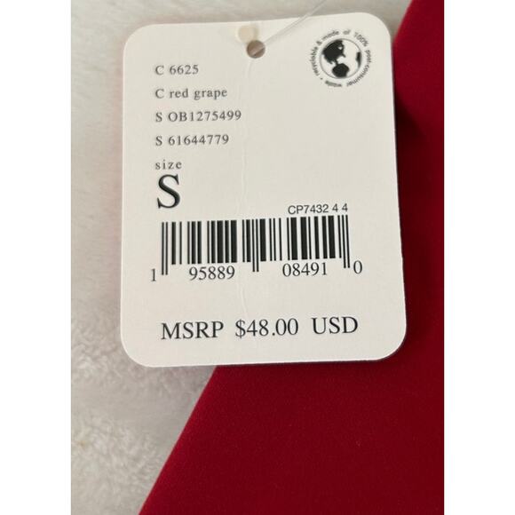 Free People FP Movement Wave Rider Shorts / Red Grape S Activewear NWT - Picture 12 of 12